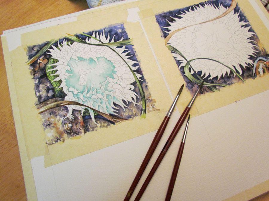the watercolour process