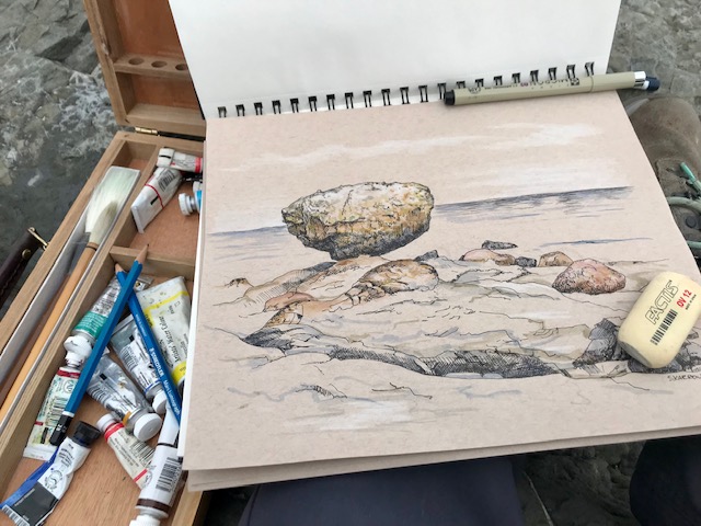 Plein Air Work on Haida Gwaii